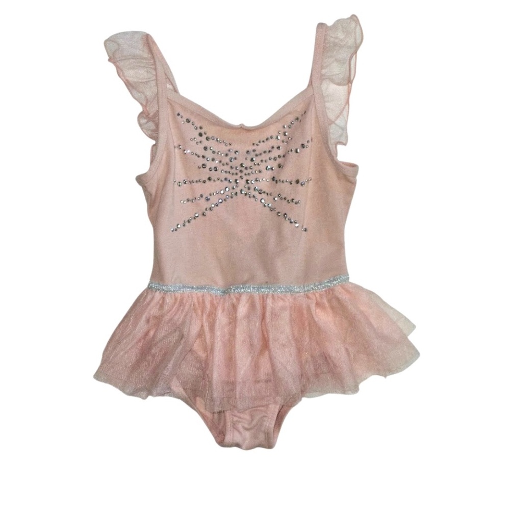 Girls' Dancewear Cami Flutter Sleeve Leotard with Skirt - Cat & Jack™ Pink